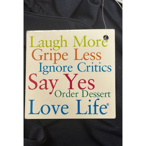 Gretchen Scott Jersey Isosceles Dress - Solid Navy NWT Size Small - Picture 9 of 10